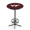 Holland Bar Stool Co 42" Black Virginia Tech Pub Table L216B4236VATech - alternate 1