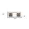 Homeroots Classic White Bench and Basket Set 397794 - alternate 4