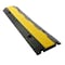Pyle Cable Ramp, 1.80 in H, 39.40 in L, 9.60 in W, 2 Channel, Thermoplastic Rubber PCBLCO103 - alternate 1