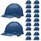 Malta Dynamics Hard Hat, Polyethylene, Ratchet, Blue HHB1004-Case - alternate 1