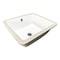 Kingston Brass 14" Ceramic Square Undermount Bathroom Sink, White EVB1412 - alternate 1