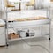 Vevor 8 Pans + 2 Pots Commercial Food Warmer Steam Table with Undershelf Shield SKT2*1/1-6*1/3-6L*2 - alternate 3