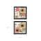 Homeroots Set Of Two Earth to Petals 1 Black Framed Print Wall Art, 2PK 408075 - alternate 4