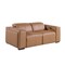 Homeroots 77in Brown Italian Leather Power Reclining Loveseat With Storage 720548 - alternate 8