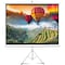 Pyle Projector Screen 84 in with Floor Standing Portable Fold-Out Roll-Up Tripod Manual, Mobile Movie PRJTP84 - alternate 1