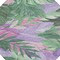 Homeroots 8' Sage And Mint Green Round Floral Washable Indoor Outdoor Area Rug 611122 - alternate 9