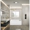 Kingston Brass 60" Acrylic Alcove Left-Hand Drain Tub with Right Sliding Tub Door, White/Brushed Brass KVTAM6032L217 - alternate 7