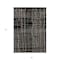 Homeroots 8' X 10' Black Ivory And Brown Striped Washable Indoor Outdoor Area Rug 597376 - alternate 8