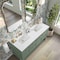 James Martin Vanities Breckenridge 60 in. Double Vanity, Smokey Celadon, w/ 3 CM White Zeus Quartz Top 330-V60D-SC-3WZ - alternate 5
