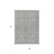 Homeroots 5' X 8' Gray And Ivory Geometric Washable Indoor Outdoor Area Rug 612131 - alternate 8