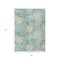 Homeroots 5' X 8' Teal Blue Olive Green And Beige Botanical Leaves Washable Indoor Outdoor Area Rug 618413 - alternate 6