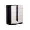 Homeroots White And Grey Chest With 5 Drawer 384008 - alternate 6
