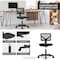 Simple Deluxe Low-Back Mesh Armless Office Chair, Swivel Rolling Computer Chair No Arms with Lumbar Support 3A88FNCHAIRC2077BK01 - alternate 7