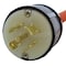 Ac Works Power Strip Cord, STW, 5-15/20R, L21-20P, 1.5 ft., Orange L2120CBF520 - alternate 6