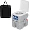 Serenelife 5.2 Gal Portable Camping Toilet For Adults, 100+ Flushes, Porta Potty Camp Toilet with Detachable SLCATL330 - alternate 1