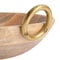 Cravings By Chrissy Teigen 13 Inch Mango Wood Bowl with Aluminum Gold Handles 95883.01 - alternate 7