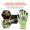 Ergodyne 1-pair XS Lime Nitrile Coated CR Gloves - Certified 7041 - alternate 6