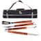 Picnic Time Family Of Brands NCAA Kansas Jayhawks 3-Piece BBQ Tote & Grill Accessories Set 749-03-175-244-0 - alternate 1