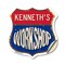 Signmission Kenneth's Workshop, 18 Inch X 18 Inch, Vinyl Decal SHI-D-18-489-KENNETH - alternate 1
