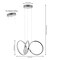 Jonathan Y Helix 24" 1-Light Contemporary Minimalist Aluminum Ribbon Integrated LED Pendant, Chrome/Silver JYL1702A - alternate 10