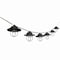 Jonathan Y 10-Light Indoor/Outdoor 10 ft. Rustic Farmhouse LED G40 Metal Cage Shade String Lights, Black JYL8703A - alternate 10