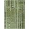 Homeroots 3' X 5' Green And Gray Striped Washable Indoor Outdoor Area Rug 602773 - alternate 5