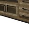 Homeroots 61" Brown Solid Wood Cabinet Enclosed Storage Distressed TV Stand 528721 - alternate 5