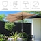 Villacera 9ft Half Umbrella, Beige 83-OUT5461 - alternate 7