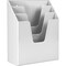 Acrimet Vertical Triple File Folder Holder Organizer, File Sorter (Plastic) (White Color) 864.BO - alternate 1