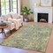 Homeroots 5' X 8' Pewter And Beige Abstract Washable Indoor Outdoor Area Rug 630532 - alternate 6