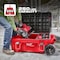 Milwaukee Tool PACKOUT Rolling Tool Chest, Black/Red, Plastic, 38 in W x 12 in D x 16 in H 48-22-8428 - alternate 14