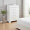 Homeroots White Chest With 6 Drawers 384054 - alternate 6