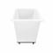 Loadpro Commercial Grade Heavy Duty 16 Bushel Bin Cart, 1000 lb Capacity, White RM-LOADPRO-16BU WHT - alternate 4