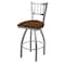 Holland Bar Stool Co 810 Contessa Stainless Steel 36in Swivel Bar Stool with Canter Thatch Seat 81036SS001 - alternate 1