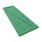 Ekena Millwork True Fit PVC Single X-Board Farmhouse Fixed Mount Shutters, Lilly Pads, 12W x 69H, PR TFP001FH12X069LP - alternate 10