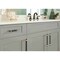Amerock Overton 5-1/16 in 128 mm Center-to-Center Brushed Matte Black/Satin Nickel Cabinet Pull BP36682BMBG10 - alternate 5