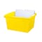 Storex 4 Gallon Storage Bin, Yellow 61453U06C - alternate 6