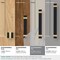 Amerock Overton 5-1/16 in 128 mm Center-to-Center Brushed Matte Black/Brushed Gold Cabinet Pull BP36682BMBBGL - alternate 4