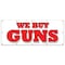 Signmission We Buy Guns, 48 Inch x 120 Inch, Banner B-120 We Buy Guns - alternate 1