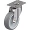 Blickle Swivel Plate Caster, TPR, 4", 240 lb. LKPXA-TPA 101G-12 - alternate 1