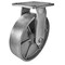 Hyw Products Heavy Duty Caster 8in Steel Wheel, Rigid 40-80R-A1-SS - alternate 1