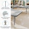 Flash Furniture Wren 66 in x 60 in Horseshoe Adjustable Height Activity Table, Thermal Laminate Top, Short Legs, Gray XU-A6066-HRSE-GRY-T-P-GG - alternate 9