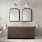 James Martin Vanities Gracyn 72" Double Vanity, Sable, w/ 3 CM Siberian Silestone Widespread Top D125-V72-SBL-WSFR - alternate 4