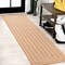 Jonathan Y Chevron Modern Concentric Squares Orange/Cream 2 ft. x 8 ft. Indoor/Outdoor Runner Rug SMB206C-28 - alternate 1