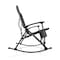 Picnic Time Family Of Brands Outdoor Rocking Camp Chair, Gunmetal Gray 805-01-105-000-0 - alternate 6