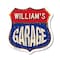 Signmission William's Garage, 6 Inch X 6 Inch, Plastic Sign SHI-P-6-383-WILLIAM - alternate 1