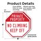 Signmission Private Property No Climbing Keep O, 6 inch X 6 inch, Plastic Sign, 2PK OC-P-2PACK-6-146 - alternate 7
