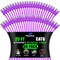 Maximm Cat6 Ethernet Cable 25ft 10Gbps 550MHz UTP, 50PK, Purple, 50PK CAT6CCA-25PU-50PK - alternate 1