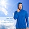 Protectx Sun Protection Hoodie, Polyester, Royal Blue, S, 2 PK HD-APL130-RBL-02-S - alternate 6