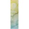 Homeroots 8' Runner Green Abstract Washable Non Skid Indoor Outdoor Runner Rug 559803 - alternate 7